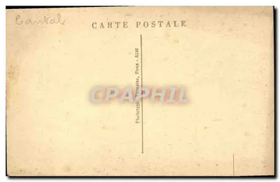 A Cascata da Roucole perto de VIC-SUR-CÈRE — série 33 — LE CANTAL ILLUSTRÉ — Verso