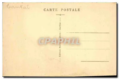 Piekura Cantalu — Skalista Marquoil — Vallée de Mandaïlles — n° 317 — Rewers