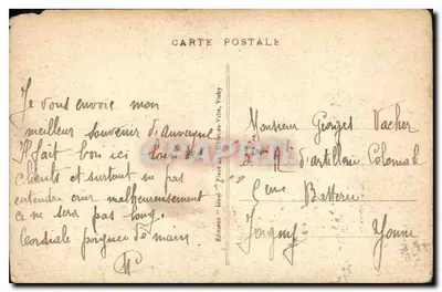 Saint-Flour — Vista generale — Editore Ideale, n° 7088 — Verso