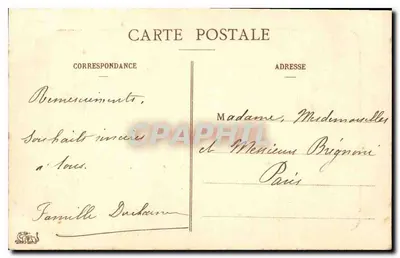 Château-Landon — Cour Saint-Chaîge — editor 212 — Verso