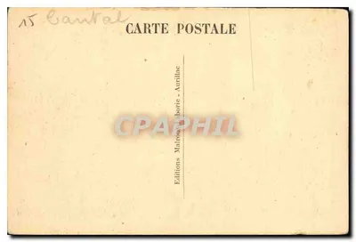 Le Puy Chavaroche (1774m) — Pittoreski Cantal — Wydawnictwo Malroux-Aurillac — Rewers