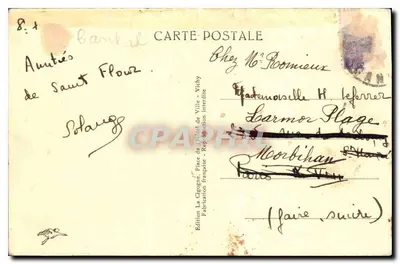 Saint-Flour — Pejzaż — Wydawnictwo La Cigogne — Rewers