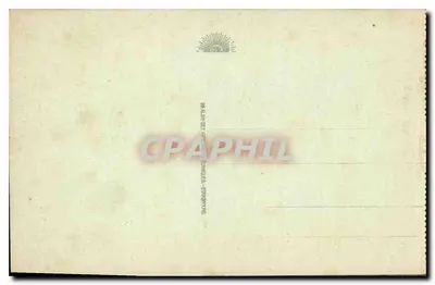 St. Sauveur - Most Napoleona — widok mostu kamienno-żelbetowego nad przepaścią, z górami na tle — Rewers
