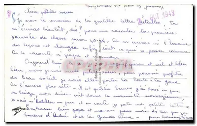 Montpellier — Plac Komedii — Wydawnictwo Cours du Vitton — Rewers