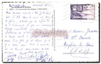 Nice — Promenada Anglijska — Hotel Ruhl — Ryner — Rewers