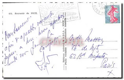 Nice — widok panoramiczny — Wydawnictwo Artisques A.D.I.A. — Rewers