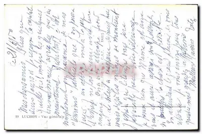Luchon — Algemene uitzicht — uitgever Luchon, n°10 — Achterkant