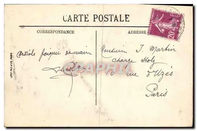 Le Mans — Vista geral sobre a Sarthe — LL. — Verso