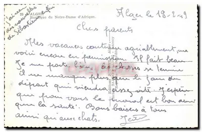 Basiliek van Onze Lieve Vrouw van Afrika — Alger — Edities JOANNE Alger — Achterkant