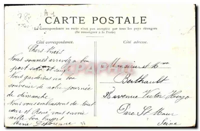 Versailles — O Hameau au Petit Canon — Editor: L. D. C. (número de série não visível) — Verso