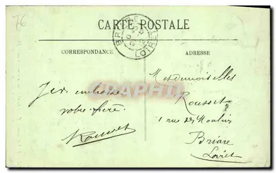 Rouen — Katedra Świętego Ouena, rozpoczęta w 1918 — LL — Rewers