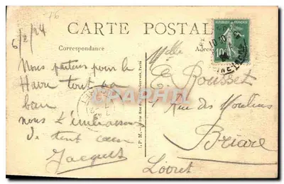 Igreja de Saint-Maclou — Rouen — Edição M. F. Paris, n°48 — Verso