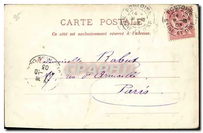 Pontoise — Katedra św. Maclou — Wyd. L. Rigault — Rewers