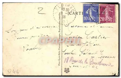 Puits de PADIRAC (Lot) — Le Pas du Crocodile (aval) — Éditeur : Phototypie-Hélios, Imageries — Verso