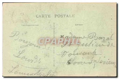 Lourdes — A Virgem Coroada da Esplanada — Editor não visível — Verso