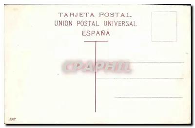 Tenerife. Uma parte da Cumbre — vista de montanha com cabana — editor não identificado, n° de série 2517 — Verso