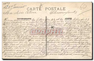 클레르몽앙르농 - 대전 1914-15의 유적지 - IMP. BAUDINIÈRE, NANTERRE — 뒷면