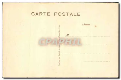 Maison Mère Siostry Charity z Nevers lub Klasztor Świętego Gildarda — Widok z lotu ptaka — Imprimerie Colombier, Paryż — Rewers
