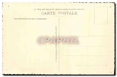 Square Blaise Pascal — Ciermont-Ferrand — G. D'O. - 1054 — Verso
