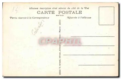 Lisieux Artística — A Rua dos Pèvres — G. Ariand, editor, Nantes — Verso