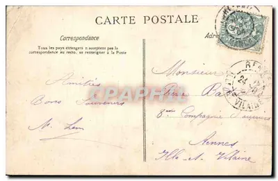 Saint-Germain-en-Laye — Zamek — Wewnętrzny Dziedziniec — Torelle Nord-Est — C.L.C. — Rewers
