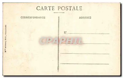 Park VERSAILLES — Basen Flore i Aleja Wiosny — wydawca: Pani Roubay, Rueil — Rewers