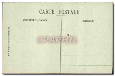 Versailles — Grand Trianon na ogrodach — M. Moreau, wydawca, Versailles — Rewers