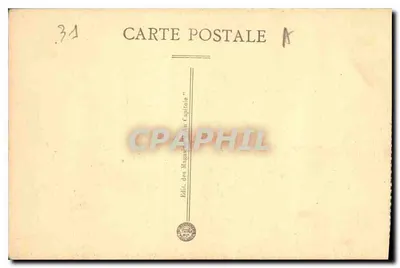 Toulouse — Vista sobre a Garonne no ponte St-Michel — Editor dos Magasins du Capitole — Verso