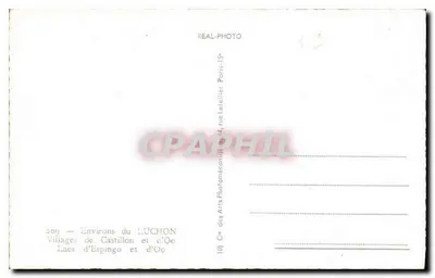 Luchon — Wycieczka na Jezioro Oo — REAL-PHOTO — Rewers