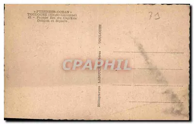 Toulouse — Wschodnia fasada Kapituły — wydawca Héliogravure Labouche — Rewers