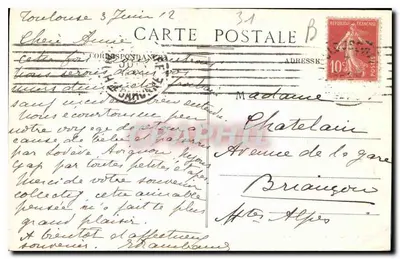 Toulouse — Ogólny widok St-Pierre — J. Longi-Béche, wyd. Toulouse — Rewers