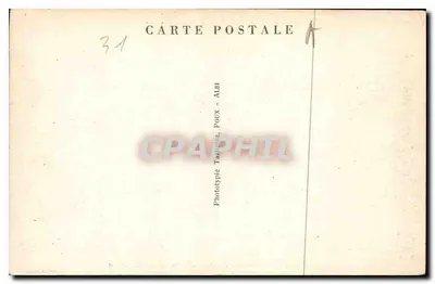Toulouse — The Stone Bridge and Dicu Hotel — Illustrated Haute-Garonne — Back