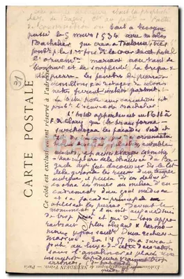 Toulouse — O Hotel de Pierre — (de Clary) — Verso