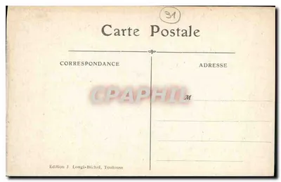 Toulouse — Il Capitolo — Edizione J. Longi-Béchel — Verso