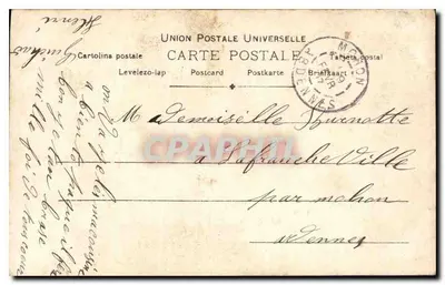 Duas bailarinas de Horvilly — Série 1179 — Paul Lautier, Paris — Verso