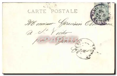 Museu do Louvre — Retrato de Jean Antoine de Mesme — editor G. Marchais, n° 238 — Verso