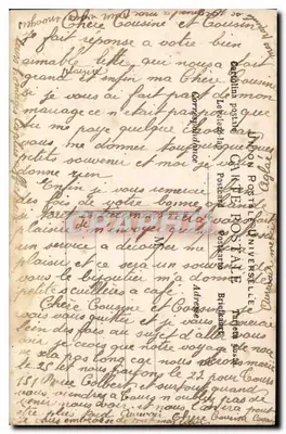 Dwie młode dziewczyny — ramka kwiatowa — Irane, nr 3387 — Rewers