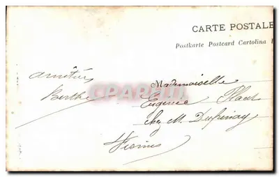 Giovane donna sorpresa da un uomo — scena umoristica — editore non identificato — Verso