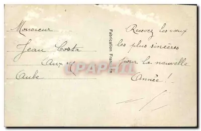 Coppia abbracciada — escena romántica — BLENET PARIS 330 — Reverso