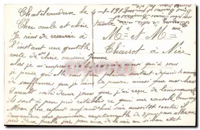 Pejzaż z młynek wiatrowym — Kocham Cię — M. Boulanger, nr 384 — Rewers