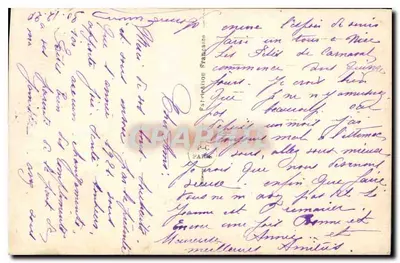 Giovane donna con cappotto di pelliccia — Buon Anno — RC 283 — Verso