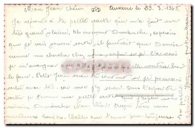 Amor... Felicidade — J.C. PARIS 556/3 — Verso