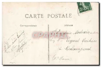 Casal amoroso — rosas e texto — EPR n°107 — Verso
