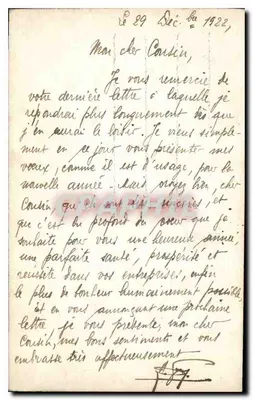 Rosa y laurel — Feliz Año — DÉDÉ 180 — Reverso