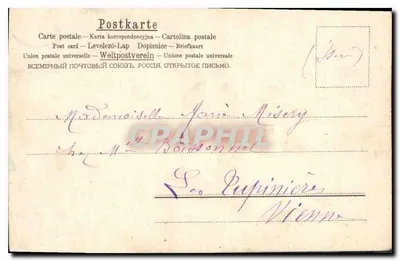 Kwiaty wiosenne — A.K.M. & N° 278 — wydawca A.K.M. — Rewers