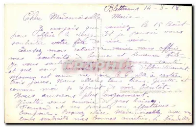 Arranjo de flores — editor Gloria, n° 38 — Verso