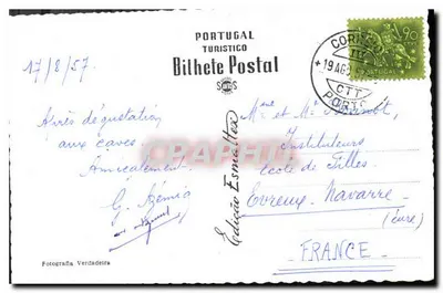 Porto - Avenida dos Aliados - Lado Nascente — editor Fotografia Verdadeira, número de série não visível — Verso