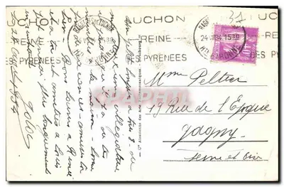 सुपरबाग्नेर्स (एल्ट. 1800 मीटर) — शीतकाल — होटल — प्रकाशक अलेसिन डेस आर्ट्स पिरेनीएनिक्स, संख्या 13 — पीछे