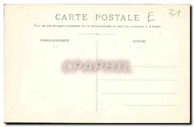 Hôtel de Sevin — Rue Ninau — Toulouse — E. L. 95 — Verso