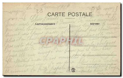Toulouse — Caserne Pérignon — 83º de Infantaria — Quartier Bonhoure — L. M. — Verso